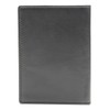 Esquire New Silk Passport Card Holder Black, black