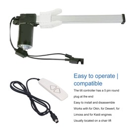 Lift Chairs Remote, 2 Push Button 5 Pin Lift Chair or Power Recliner Hand Control Electric Sofa Remote Hand Control for Okin, for Dewert, for Limoss, for Kaidi Remote Controller