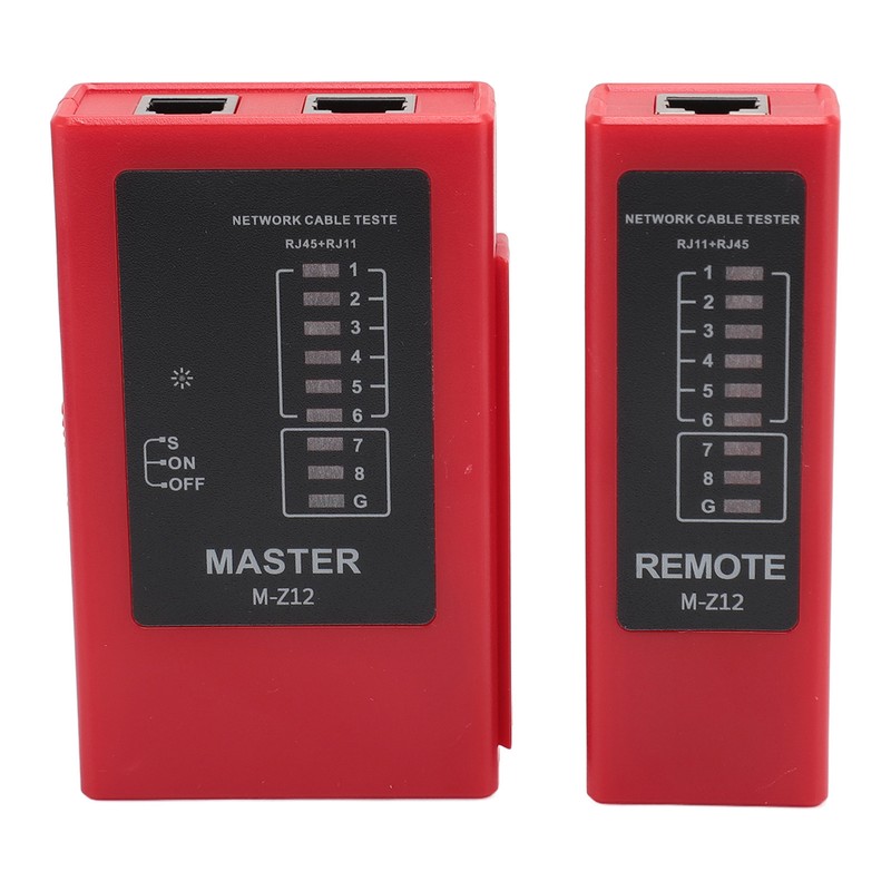 Network Cable Tester with LED Display for RJ45 RJ11 RJ12