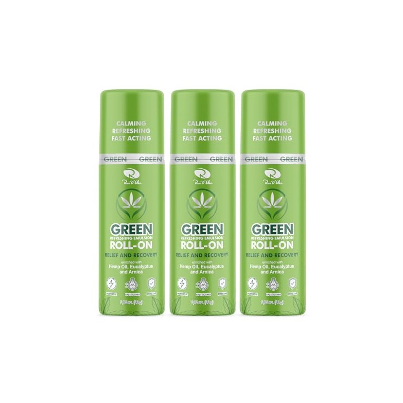 Ross D’Elen Green Menthol ROLL-ON 3-Pack