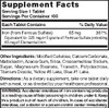 Nature's Blend Iron Ferrous Sulfate 325mg BPK, Assorted, tablets, 100