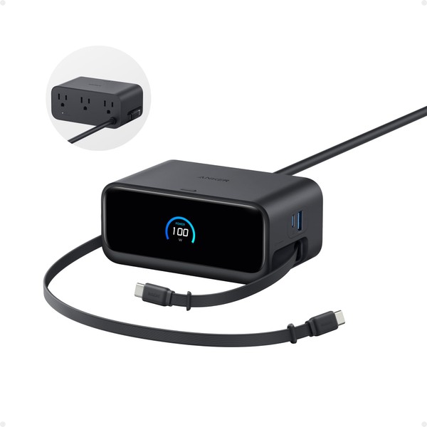 Anker Anker Nano Charging Station, 7-in-1 USB-C Power Strip for