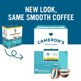Cameron's Coffee Single Serve Pods, Donut Shop Blend, 100% Arabica, 96-Count, (Pack of 1)