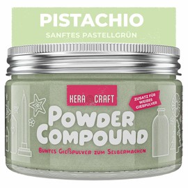 KERACRAFT Powder Compound 150 g Pistachio Up to 15 kg Colourful Casting Powder for DIY