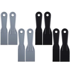 8 Stück Kunststoffspachtel Zubehör Set Kunststoff Spachtel Spachtelmesser Farbschaber Kittmesser Werkzeug Luftblasenentferner Tapetenschaber für Drucker Harzentfernung Patchen Harz Entfernung