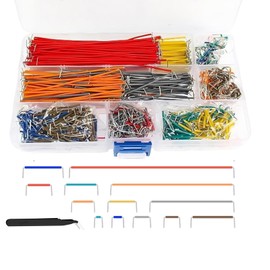 DIANN 840pcs Breadboard Jumper Wire Kit 14 Values Jumper Wires Kit 2-125mm Solderless Flexible Breadboard Connecting Line Cables
