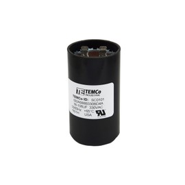 10 Pack TEMCo 88-106 uF MFD CD60 Start Capacitor 330V AC Round | 50/60 Hz Motor Start Capacitor for HVAC, Compressor, Pump