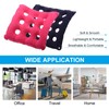 PATIKIL Inflatable Seat Cushion 2 Sets Portable Chair Cushion Backrest