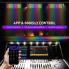 ENDYSHOW DJ Strobe Light for Parties,80W 432 LEDs RGB 3IN1