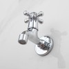 Chrome Brass Wall Mounted Balcony Mop Sink Faucet Brass Single
