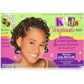 Africa's Best Kids Originals, Natural Conditioning Relaxer System with Scalp Guard 1 Ea (Pack of 7)