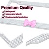 YCDKK 2 Pack Bling Rhinestone License Plate Frames for Women,