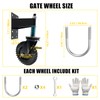 Qrooviiy 8Inch Fence Gate Wheels,600 lbs Capacity Gate Wheels with
