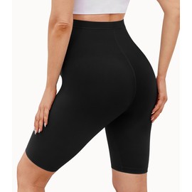 VALANDY Creamlush Maternity Shorts Over The Belly - 8" Pregnancy Biker Shorts Women Lounge Yoga Pants