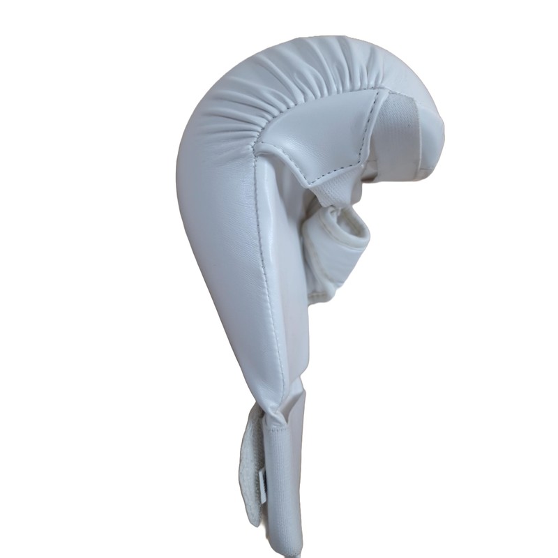 Cimac Competition Karate Mitts with Thumb - Senior, White -