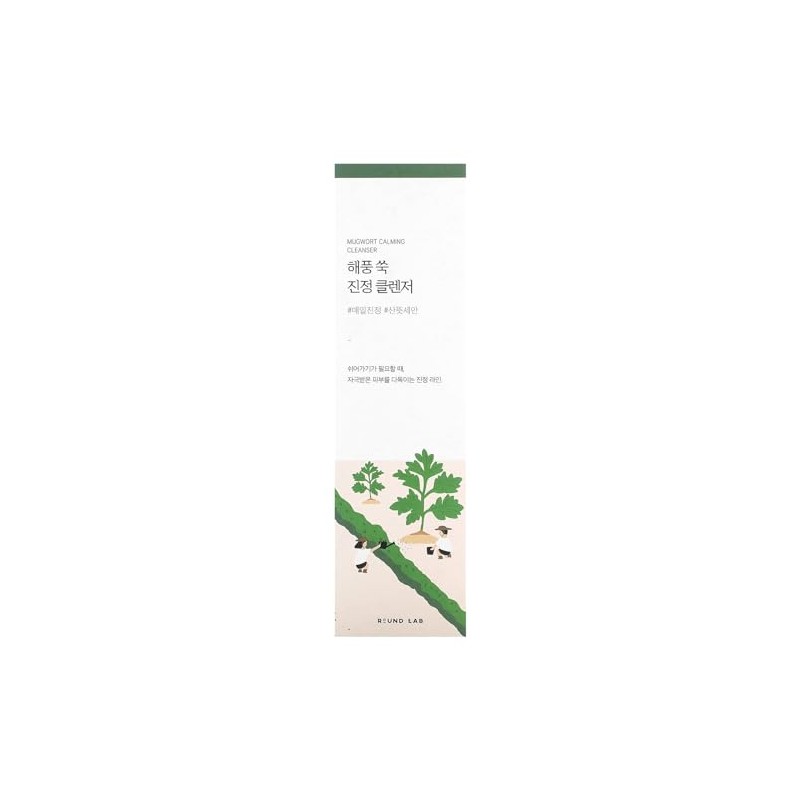 Mugwort Calming Cleanser by Round Lab for Unisex - 5.07
