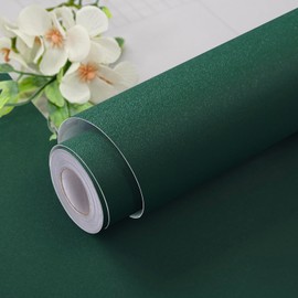 lenify Dark Green Peel and Stick Wallpaper Solid Green Contact Paper 17.7inch x 118.1inch Matte Green Wallpaper Peel and Stick Self Adhesive Removable Wallpaper for Shelf Liner Cabinets Decor Vinyl