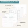 BEZEND Calendar 2025 2026 Small Weekly Planner A6, 18-Month Pocket