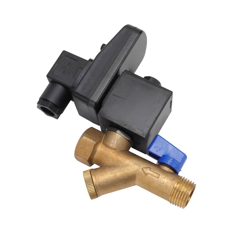 Electronic Drain Valve DN15 G1/2 16bar Working Pressure Brass Noise