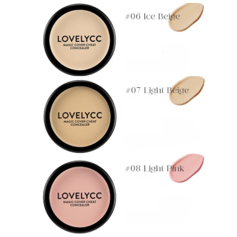 LOVELY CC Magic Cover Cheat Concealer 12g, Shade:08 Light Pink