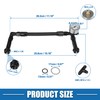 A ABSOPRO 4150 Braided Fuel Line with Pressure Gauge AN6
