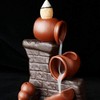 Ceramic Gourd Backflow Incense Burner Set, Waterfall Design with 20