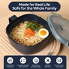 AI LOVE PEACE Microwavable Ramen Bowl Cooker with Lid -