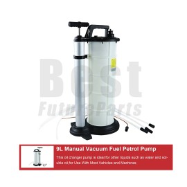 BestFuturePart 9 Liter Fluid Evacuator Manual Oil Changer Hand Operated Vacuum Transfer Pump