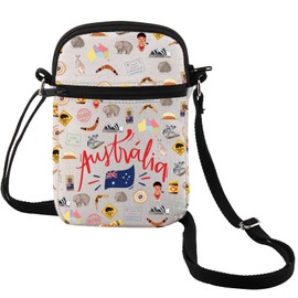 MEIKIUP Australia Cross Body Shoulder Bag Australia Lover Gift Australia Travel Souvenir Bag Australia Cell Phone Pouch (CA Australia CB)