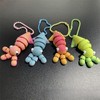 3D Printed Articulated Squid Keychain - 10 Moving Joints Poseable