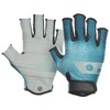 Unknown Ion Amare Half Finger Neoprene Gloves Green/Blue-XL