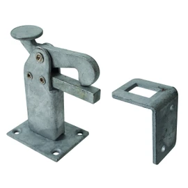 Gah-Alberts 411763 Door Block Hot-Galvanised 95 mm High / Plaque Width 65 mm / Depth 50 mm