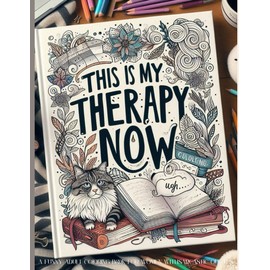 This Is My Therapy Now. A Funny Adult Coloring Book for Women with Sarcastic Quotes.: A Sarcastic Coloring Escape for Tired Grown-Ups Who Need a Break