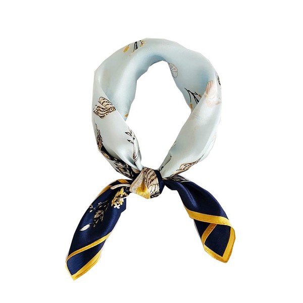 FONYVE 100% Mulberry Silk Scarfs for Women - Lightweight Square