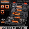 HORUSDY 5PC Swivel Oil Filter Wrenches & Pliers Removal Tool