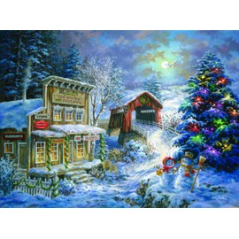 Country Shopping 1000pc Jigsaw Puzzle by Nicky Boehme