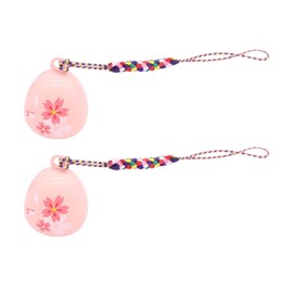 ECONUS Water Harbor Strap, Cherry Blossom Design, Japanese Pattern, Comfortable Tone, Good Luck, Amulet, Set of 2, Copper