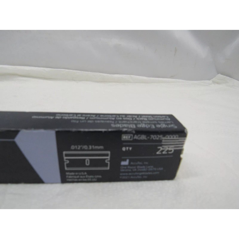 Accuforge Single Edge Blades AGBL-7025-0000 Package of 225 Bulk Unwrapped
