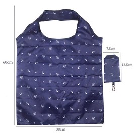 FAVORTALK Shopping Bags 3 Pcs Reusable Foldable Shopping Bag Large Capacity Lightweight Shopper Bags for Kitchen Washable Multifunctional Grocery Bags for Travel - 8404