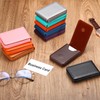 PATIKIL Business Card Holder, PU Leather Business Card Pocket Slim