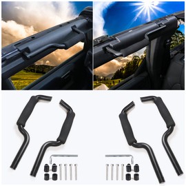sukemichi Grab Handles for Bronco, Metal Front Rear Grab Handles for 2021 2022 2023 2024 2025 Ford Bronco Accessories 4 Door, Sturdy and Durable Door Grip Handles, 2 Pair