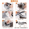 MIGHTYDUTY Cat Postoperative Clothes, 100% Cotton Material, Comfortable, Licking Prevention,