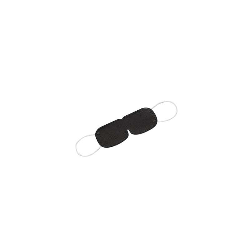 BIO Non-woven Disposable Eye Masks Individually Wrapped Black (Set of