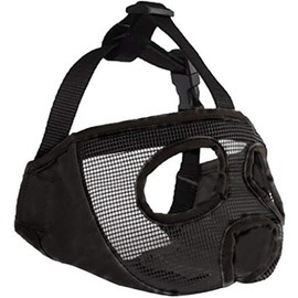 Bozales Cortos para Perro, bozal de Malla Transpirable Ajustable para morder, Masticar, ladrer, Entrenamiento de Perro