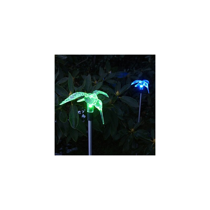 Solar Color Changing Hummingbird Style Garden Stake Light