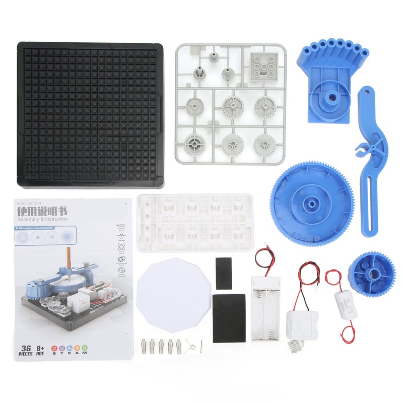Circuit Mechanical Assembled Electric Plotter Funny Educational Interactive Science Physics