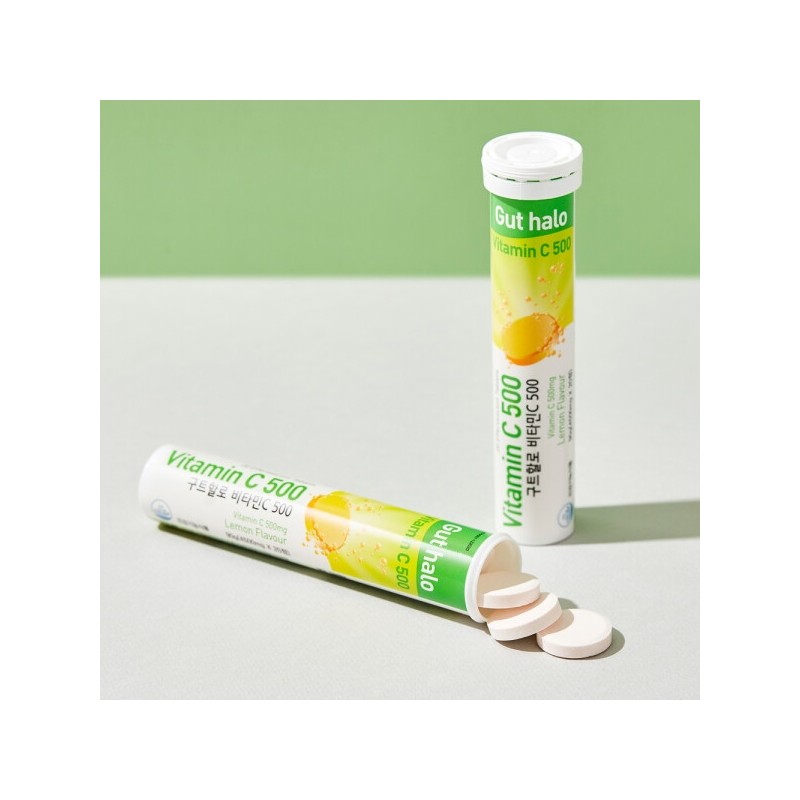 Daily One Guthalo Vitamin C 500 Lemon Flavored Effervescent Vitamin