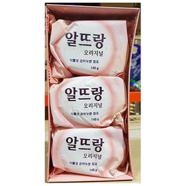 Commercial Food Ingredients LG Face Wash Bath Soap Altrang 130gx3 / 업소용 식자재 엘지 세수 목욕 비누 알뜨랑 130gx3