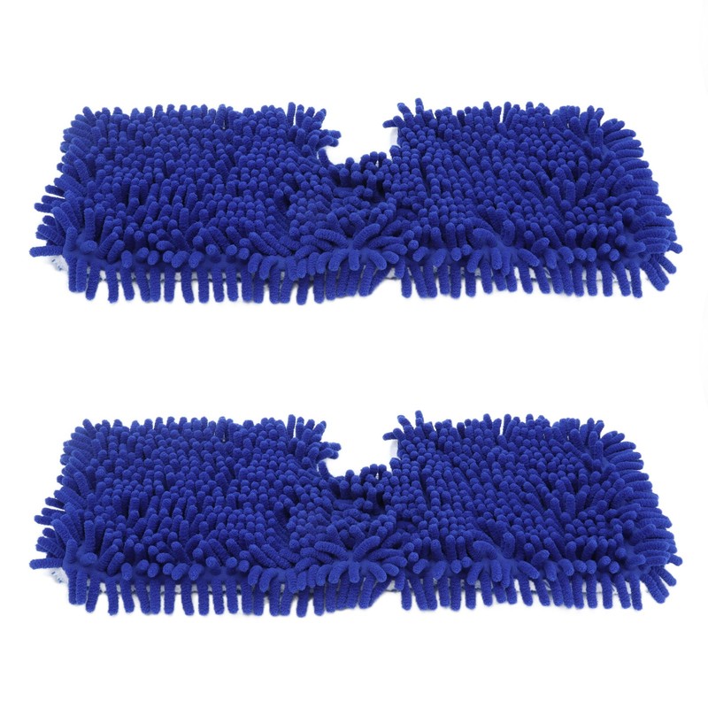 2PCS Mop Head Pad Microfiber Mop Replacement Pad Washable Reusable