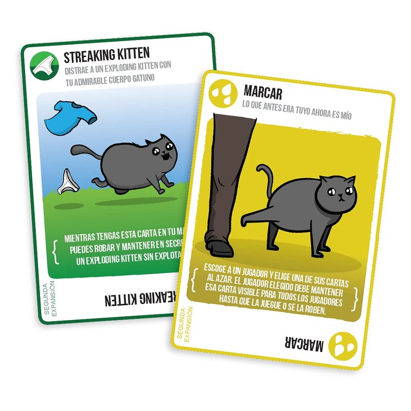 Exploding Kittens EKIEK05ES Streaking Expansion in Spanish, Multi-Colour